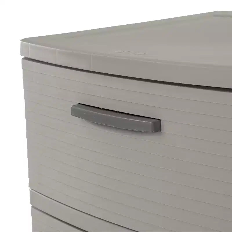 Meuble de rangement 3 tiroirs gris - ™ : Tiroirs de rangement utilitaires en plastique, organisation universelle, aucun assemblage requis