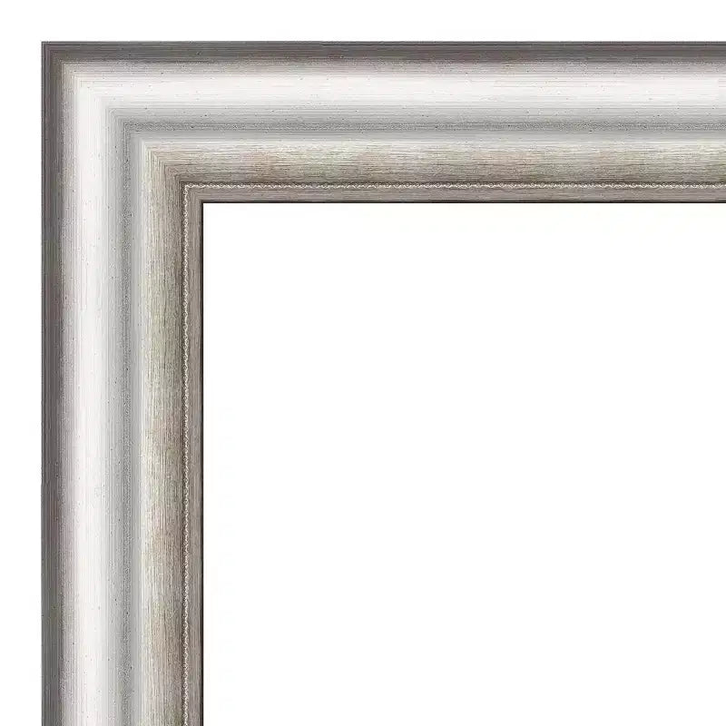 Miroir mural de salle de bain 45" x 35" argent -: Rectangle moderne, aucun assemblage requis