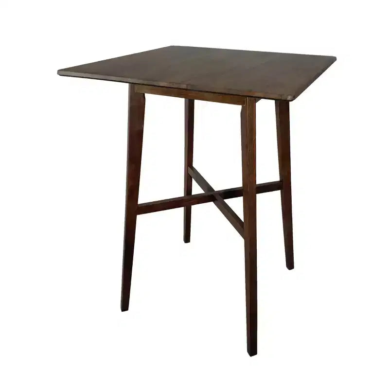 Table de salle à manger moderne avec pieds en bois d'hévéa