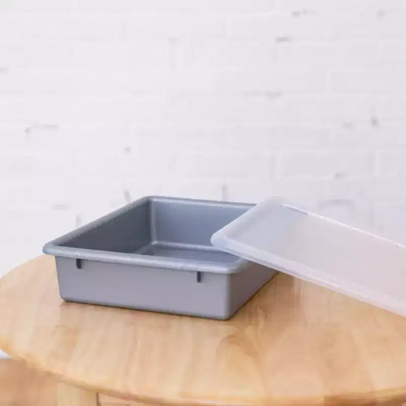 Vestiaire de rangement à 10 sections et 10 bacs format lettre avec couvercles, mobilier pour enfants