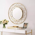 Miroir - 30 x 30 Doré