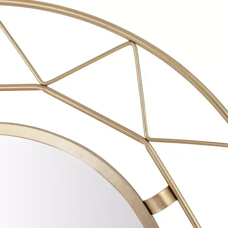 Miroir - 30 x 30 Doré