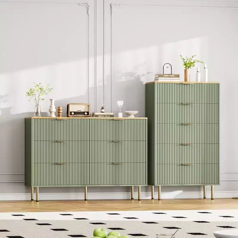 Commode de chambre à 6 tiroirs, commode en bois pour placard, commode à tiroirs avec poignée, meuble de rangement de chambre pour couloir