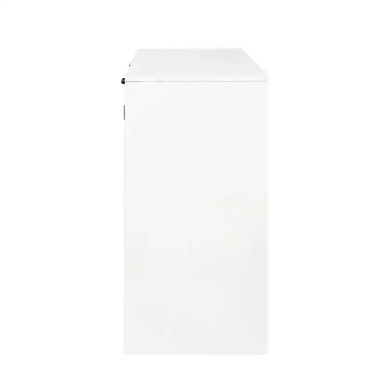 Meuble à linge avec panier à linge inclinable et 3 niveaux de rangement