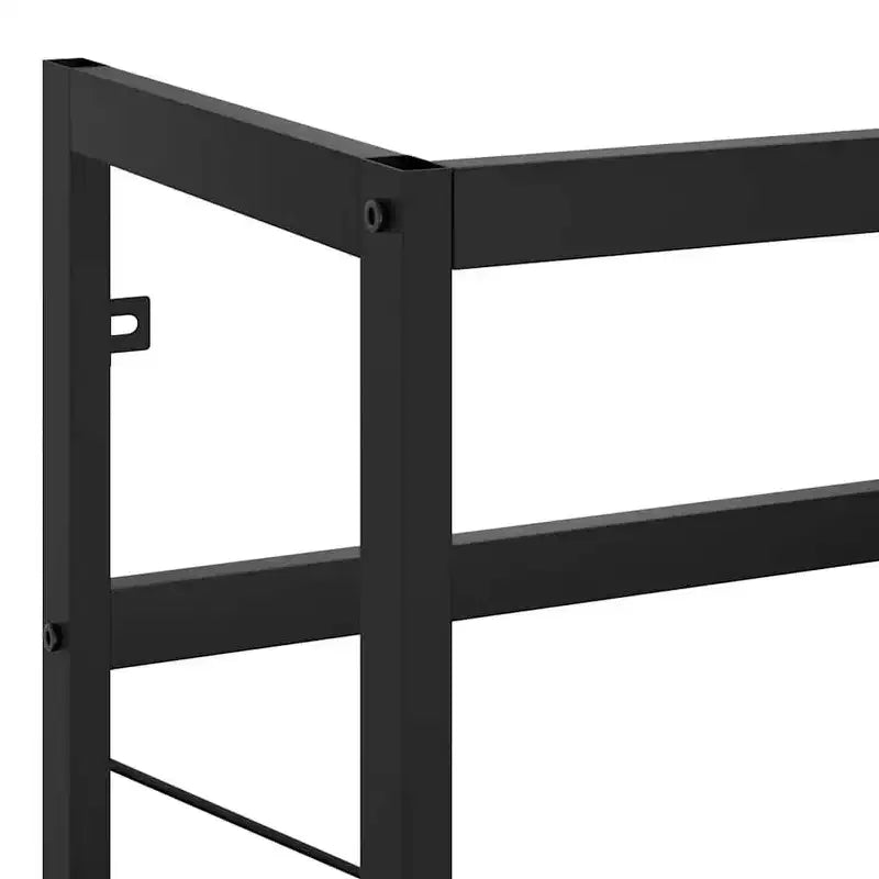 Cadre de lavabo noir en fer thermolaqué 23.2x15.0x32.7 po