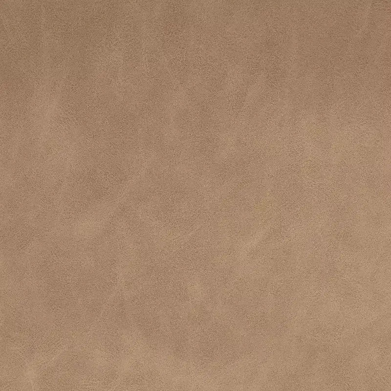 Chaise en similicuir marron clair
